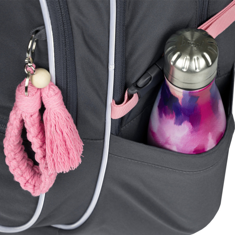 BAAGL SADA 3 Core Logo ružová: batoh, peračník, vrecko GRS 5