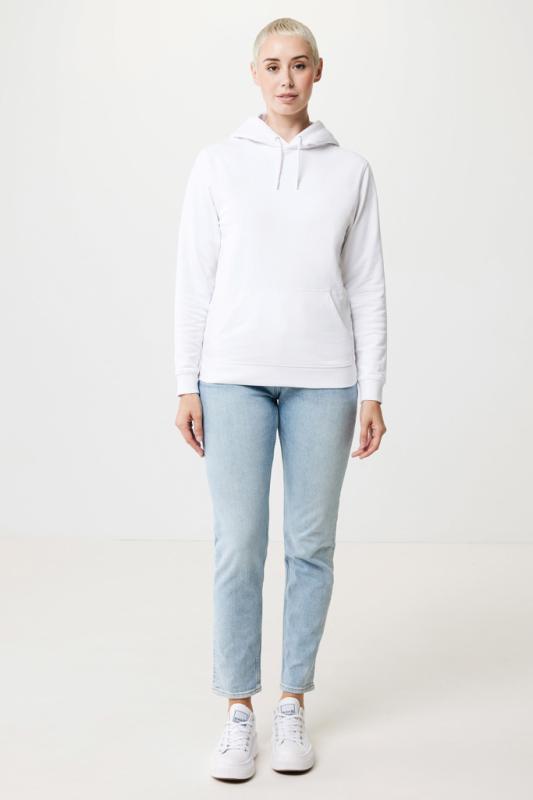 Mikina s kapucňou IQONIQ Jasper z recykl. bavlny recycled white L 8