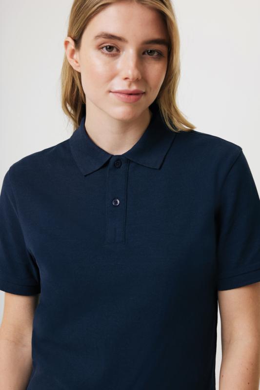 Polo tričko IQONIQ Yosemite z recykl. bavlny námornícka modrá M 12