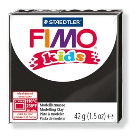 Modelovacia hmota, 42 g, FIMO "Kids", čierna 1