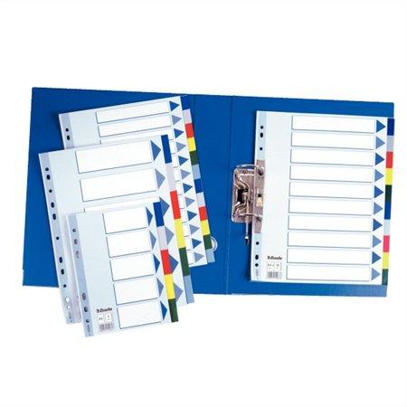 Register, plastový, A4, 6 dielny, ESSELTE 2