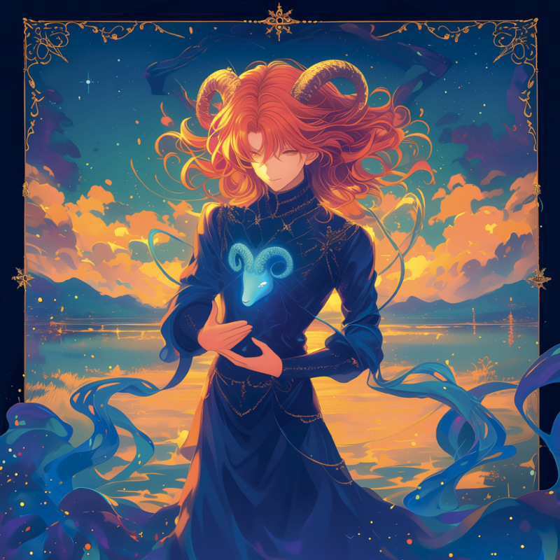 NOTIQUE Grid calendar Anime Zodiac 2027, 30 x 30 cm 5