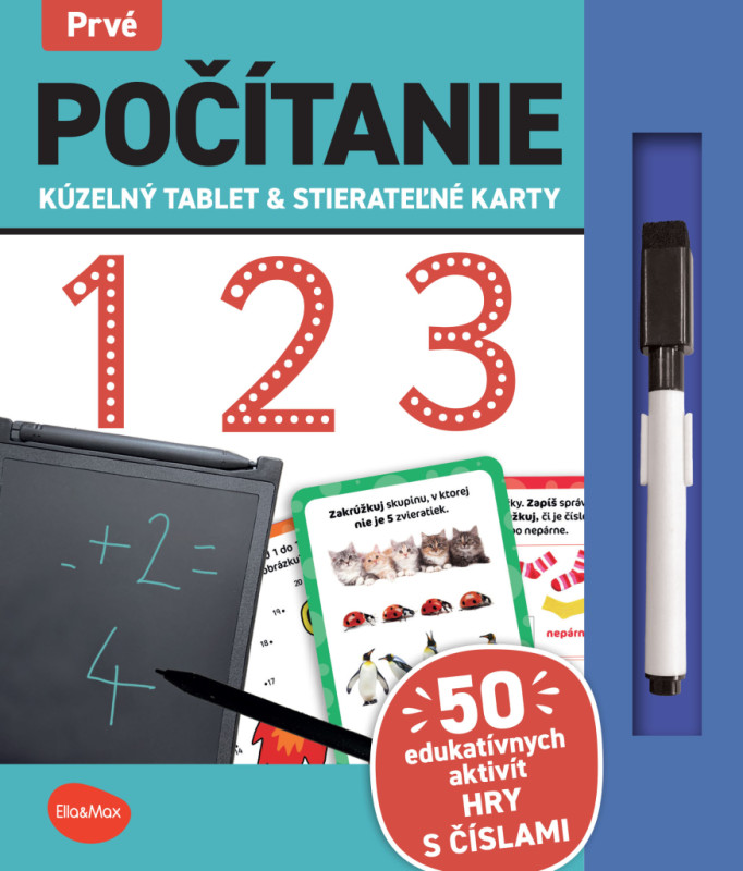 Kúzelný tablet & stierateľné karty – Prvé POČÍTANIE 6