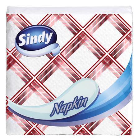 . Servítky, 45 listov, "Sindy", štvročekový vzor 1