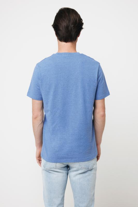 Nefarbené tričko IQONIQ Manuel z recykl. bavlny heather blue S 10