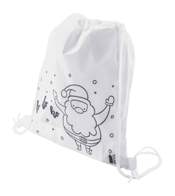 Julfar Bag B vianočný vak na stiahnutie šnúrkou na vyfarbenie 1