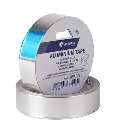 Hliníková fóliová páska, 25 mm x 10 m, VICTORIA FACILITY 1