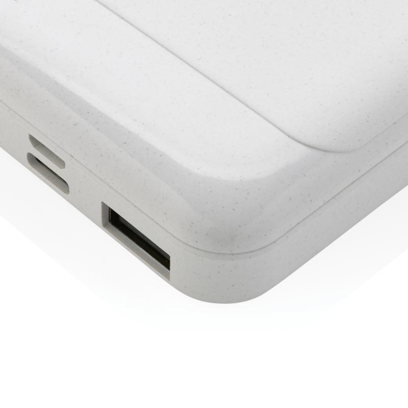 Powerbanka 5000 mAh z RCS recykl. plastu biela 5