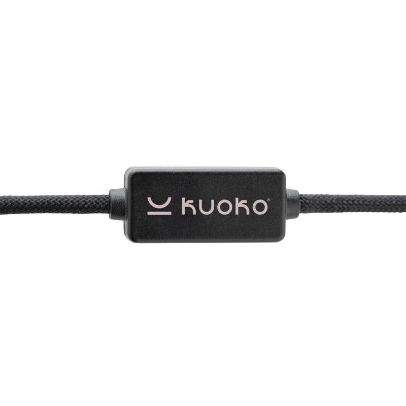 Nabíjací/dátový kábel Datalock 60W s ochranou proti hacknuti čierna 4