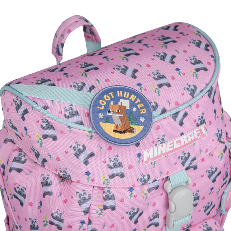 BAAGL SADA 3 Airy Minecraft Panda: batoh, peračník, vrecko 7