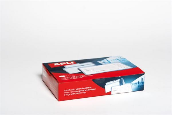 Visačka so štipcom, 100x72 mm, APLI
