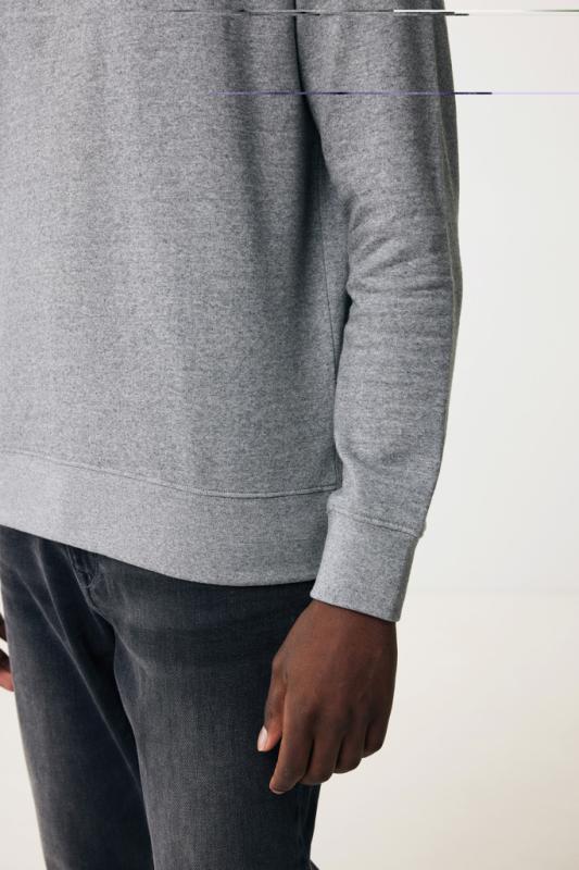 Ľahká mikina IQONIQ Etosha z recykl. bavlny light heather anthracite XL 16