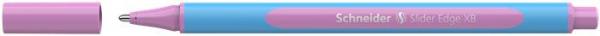 Guľôčkové pero 0,7 mm, s vrchnákom, SCHNEIDER "Slider Edge XB Pastel", fialová 2
