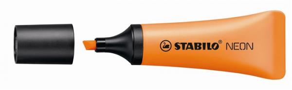 Zvýrazňovač, 2-5 mm, STABILO "Neon", oranžový 2