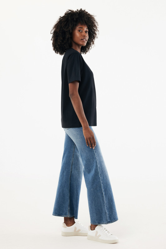 IQONIQ Nikko tričko z hrubej recyklovanej bavlny čierna S 6