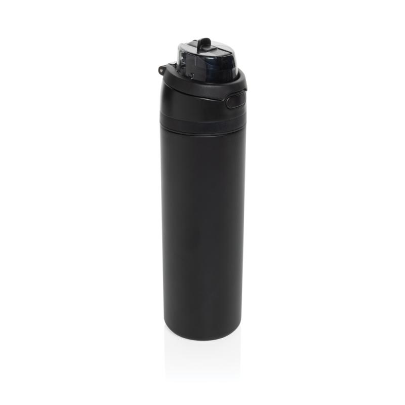 Uzatvárateľná fľaša Omni Sip 720ml z RCS recyklovanej ocele čierna 1