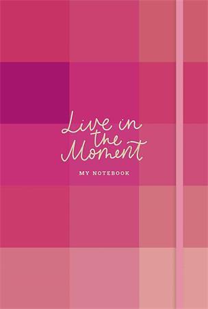 Zápisník, A5, 96 listov, SHKOLYARYK "Live in the moment", mix
