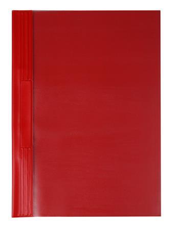 Rýchloviazač, tvrdý zadný obal, PVC, A4, VICTORIA, červená