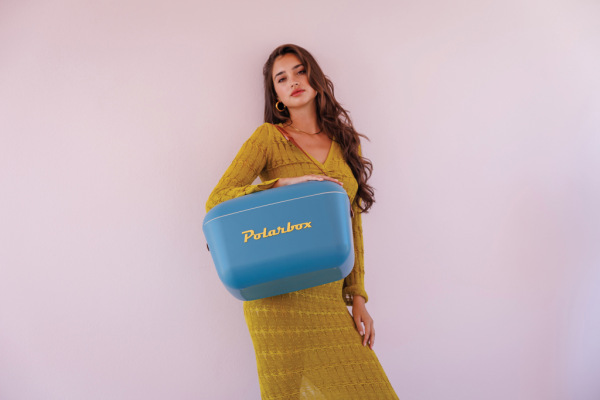 Polarbox Original Medium 12L Vintage chladiaci box modrá 4