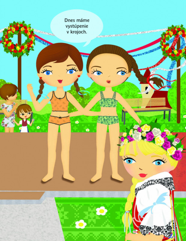 Šaty pre TEREZKU – Kniha samolepiek 6