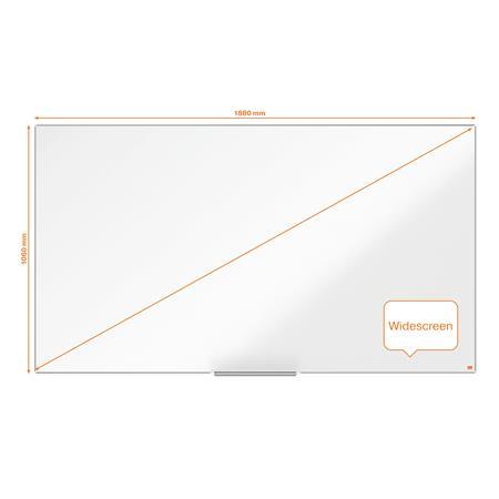 Biela tabuľa, NanoClean, magnetická, širokouhlá,  85"/188x106 cm,hliníkový rám, NOBO "Impr 5