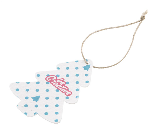 CreaJul Seed vlastné semienkový papier vianočný stromček ozdoba, vianočný stromček 1