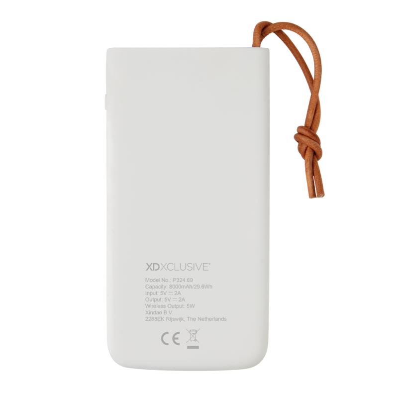 Bezdrôtová powerbanka Aria 8 000 mAh 5W biela 3