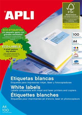 Etikety, univerzálne, 70x16,9 mm, APLI, 5100 etikiet/bal 2