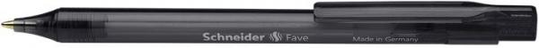 Guľôčkové pero, 0,5 mm, stláčací mechanizmus, SCHNEIDER "Fave", mix farieb 7