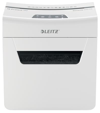 Skartovací stroj, mikrokonfetti, 3 listy, LEITZ "IQ Protect 3M" 5