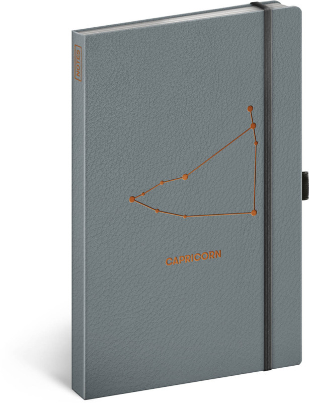 NOTIQUE Notes Zverokruh Kozorožec, linajkovaný, 13 x 21 cm