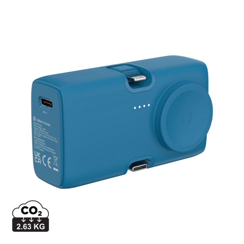Powerbanka Urban Vitamin San Diego 20W PD z plastu RCS modrá