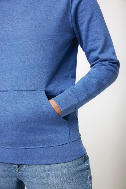 Nefarbená mikina s kapucňou IQONIQ Torres z recykl. bavlny heather blue XS 13