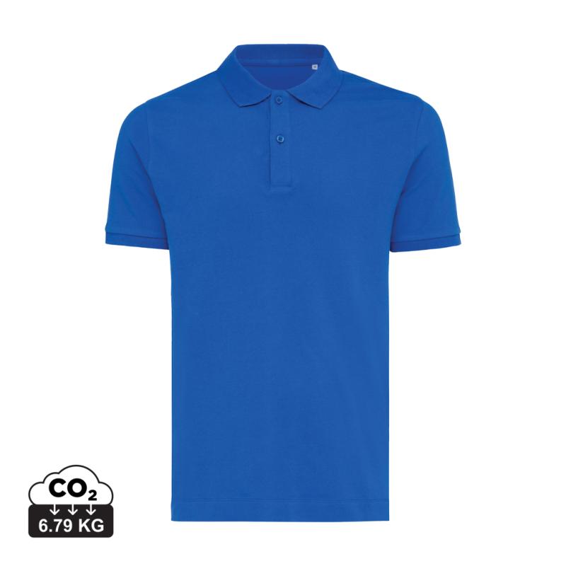 Polo tričko IQONIQ Yosemite z recykl. bavlny kráľovská modrá 4XL