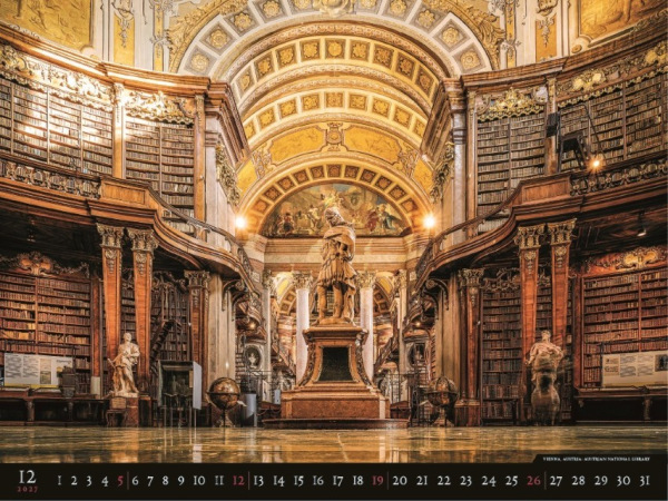 Nástenný kalendár Bibliotheca 2027 13