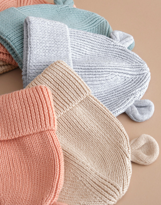 Organic Baby Bear Beanie 7