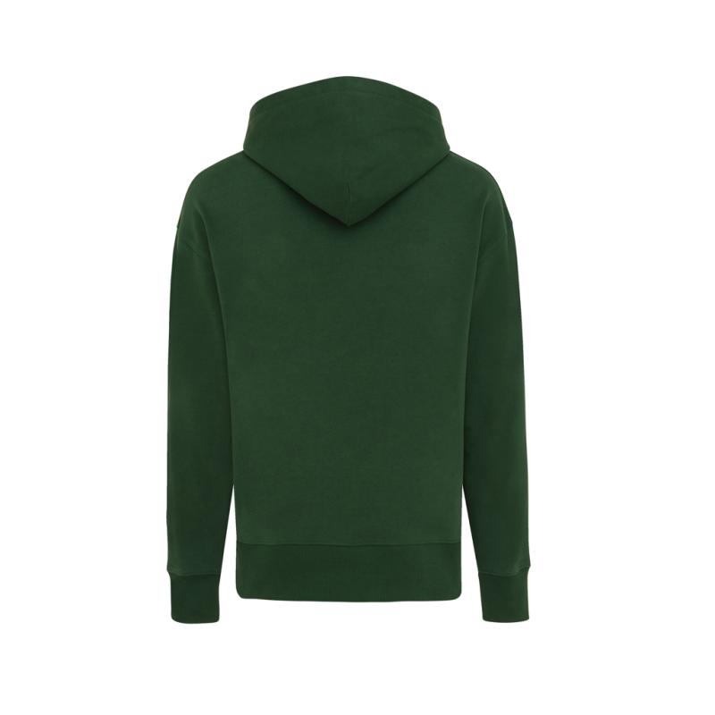 Mikina s kapucňou IQONIQ Yoho relaxed fit z recykl. bavlny forest green XS 2