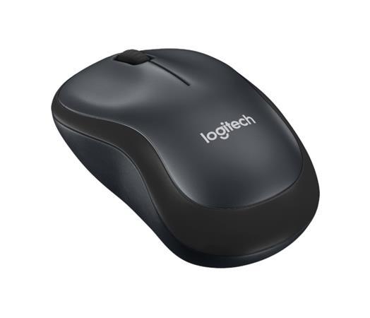 Myš, bezdrôtová, optická, USB, LOGITECH, "M220 Silent", čierna 1
