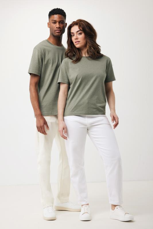 Tričko IQONIQ Teide z recykl. bavlny heather green XXXL 5