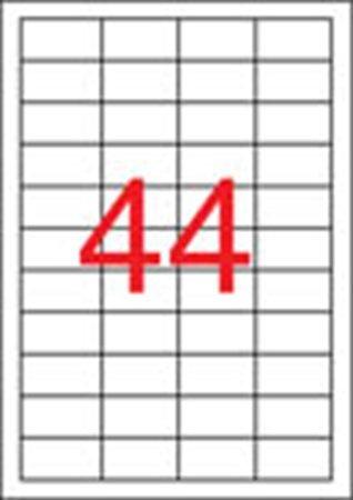 Etikety, 48,5x25,4 mm, polyester, odolné voči poveternostným podmienkam, matné, APLI, prie