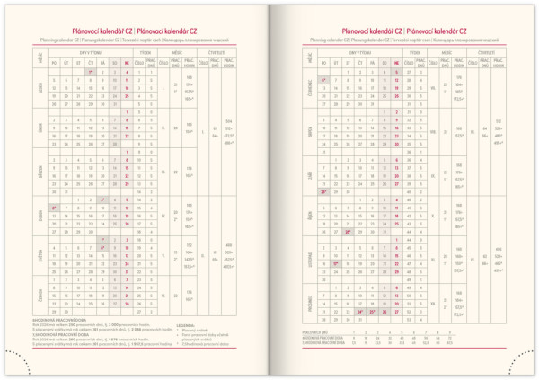 NOTIQUE Denný diár Essenza 2026, oriešok, 15 x 21 cm 4