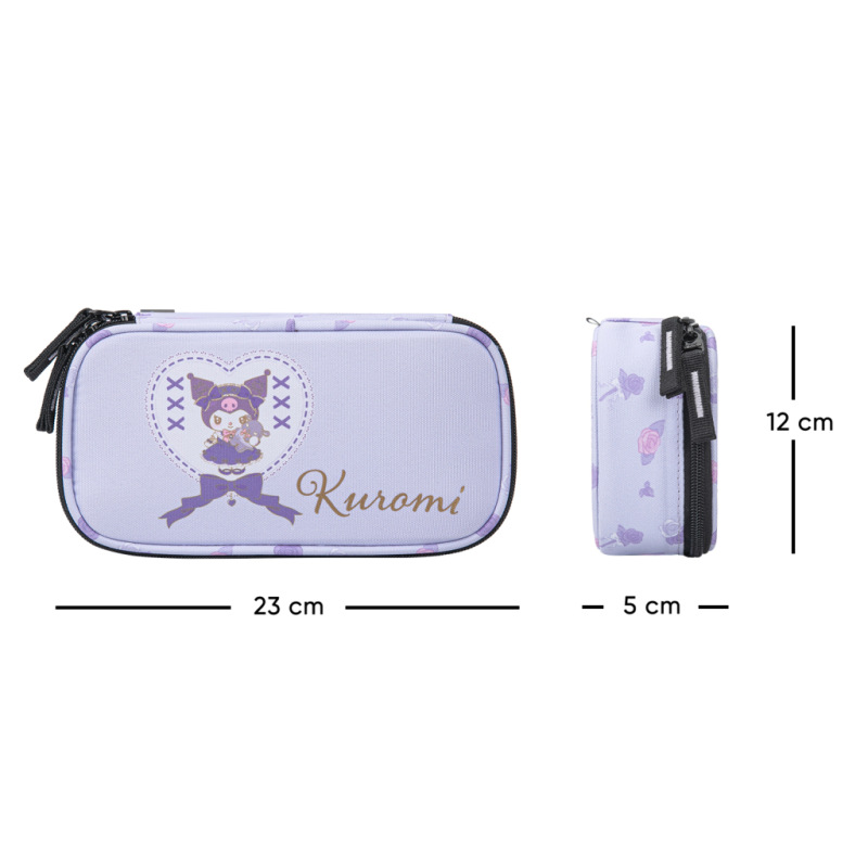 BAAGL Školský peračník etui Kuromi Sweet One GRS 3