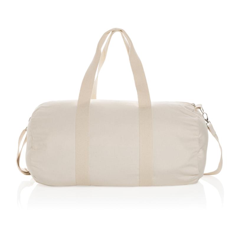 Nefarbená víkendová taška Impact z 285g rec. canvas AWARE™ off white 4