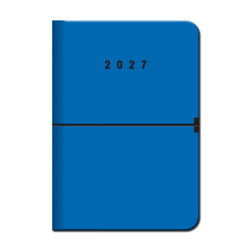 Týždenný diár A5 CAPRI Kobalt 2027