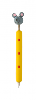 Zoom drevené guľôčkové pero, myš