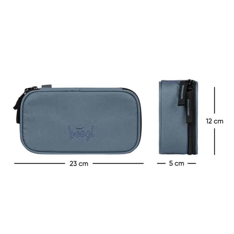 BAAGL Školský peračník etui Dust Blue 3