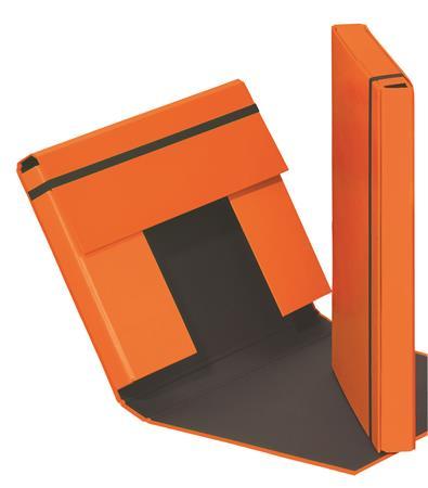 Doska s gumičkou, A4, 40 mm, kartón, PAGNA "Trend", oranžová 1