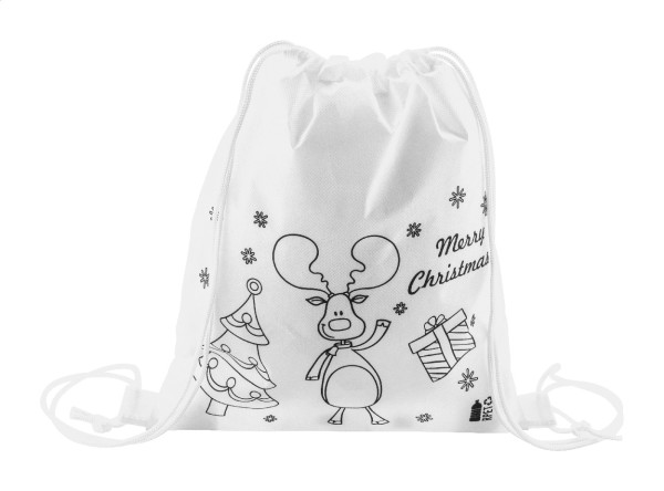 Julfar Bag A vianočný vak na stiahnutie šnúrkou na vyfarbenie 2