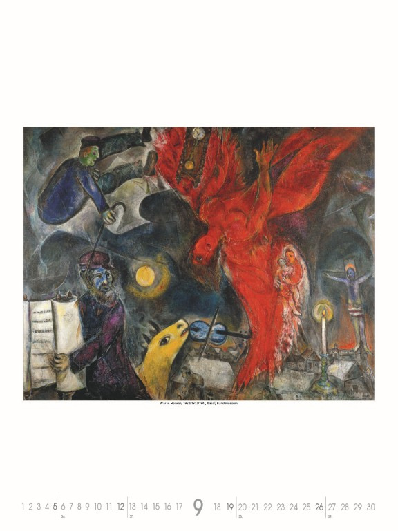 Nástenný kalendár Marc Chagall 2027 10