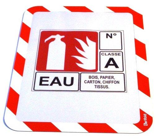 Magnetická obálka, samolepiaca zadná strana, A4, TARIFOLD "Magneto Safety", červená-biela
